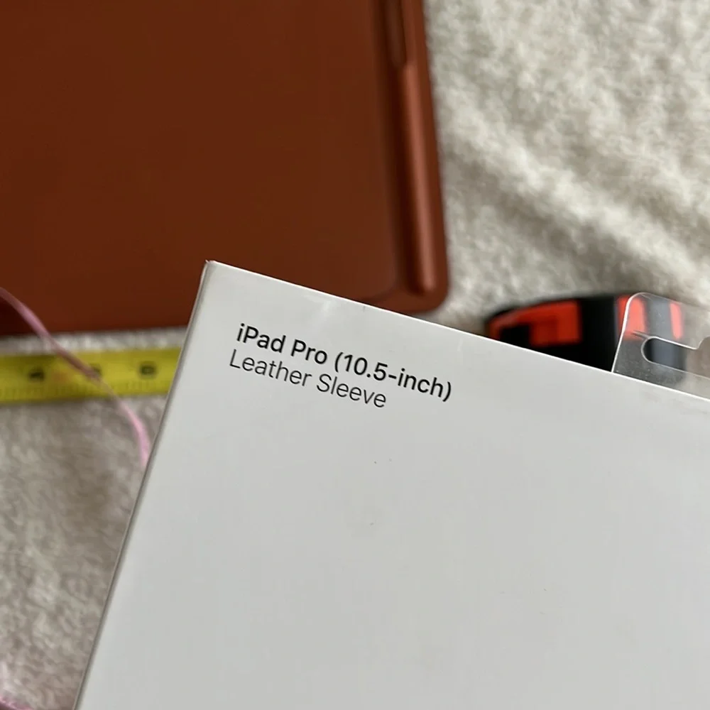 10.5” iPad Pro leather Sleeve in Saddle Brown